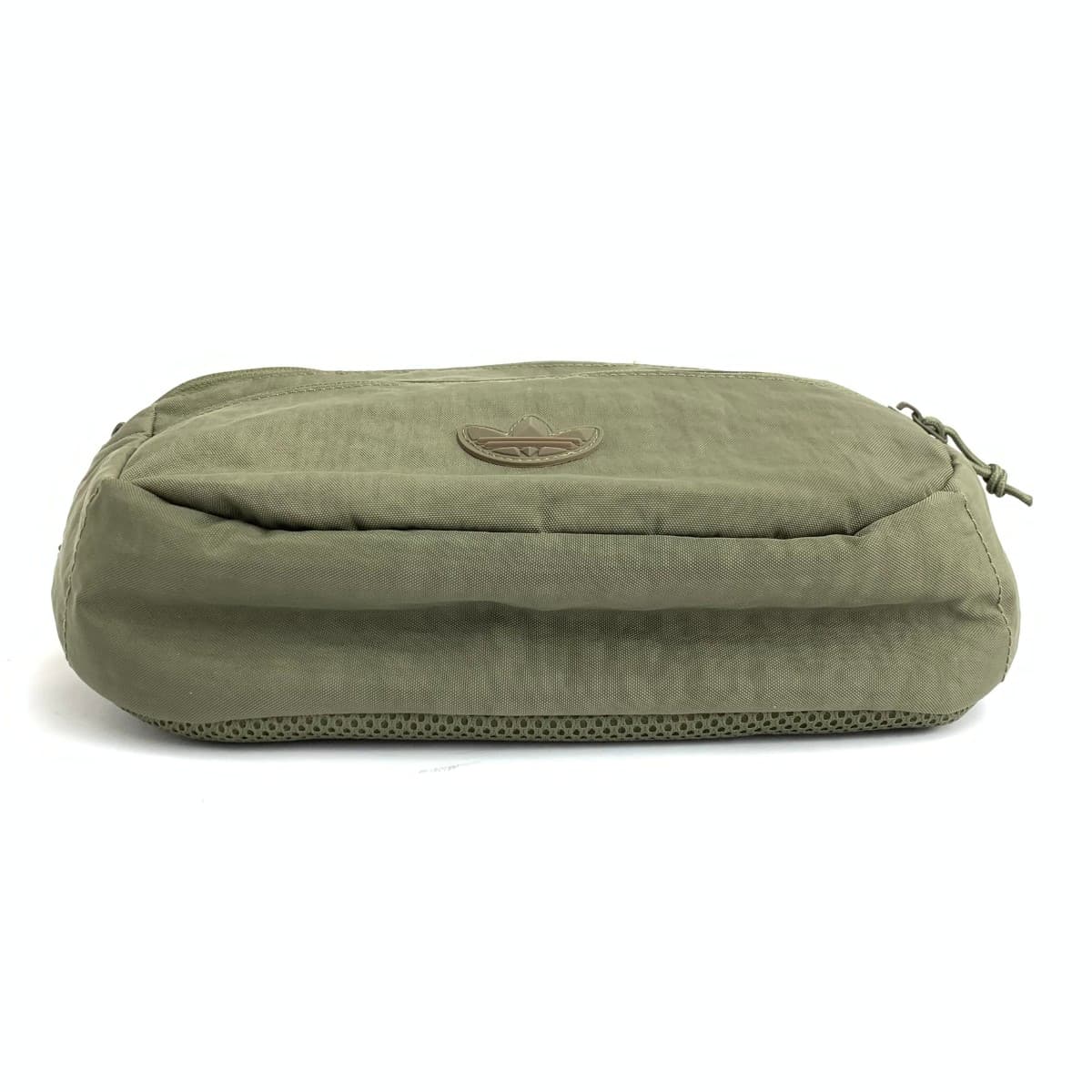 adidas Shoulder and Body Bag in Excellent Condition Trefoil Nylon Khaki Unisex 4