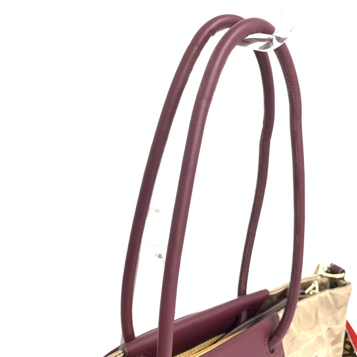 CHRISTIAN OLIVIER 2WAY Tote Bag Unused Camouflage Nylon Beige Women's 4