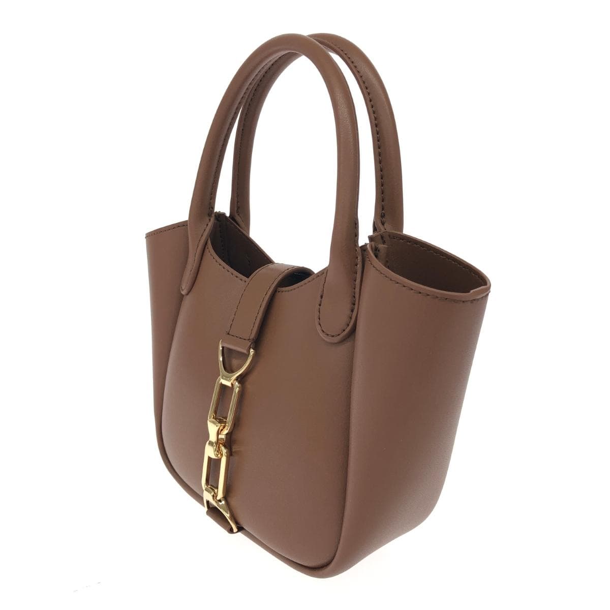 CHARLES&KEITH 2WAY bag in good condition, PVC, brown 4