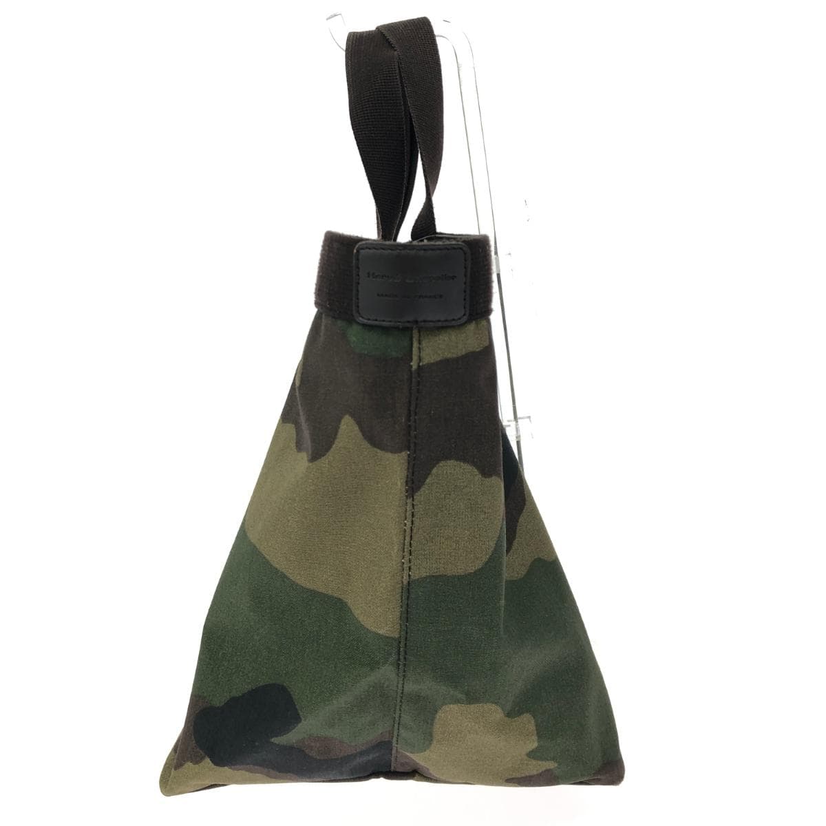 Herve Chapelier Large Boat Tote Bag Camouflage/Cordura Nylon 725W Khaki 2