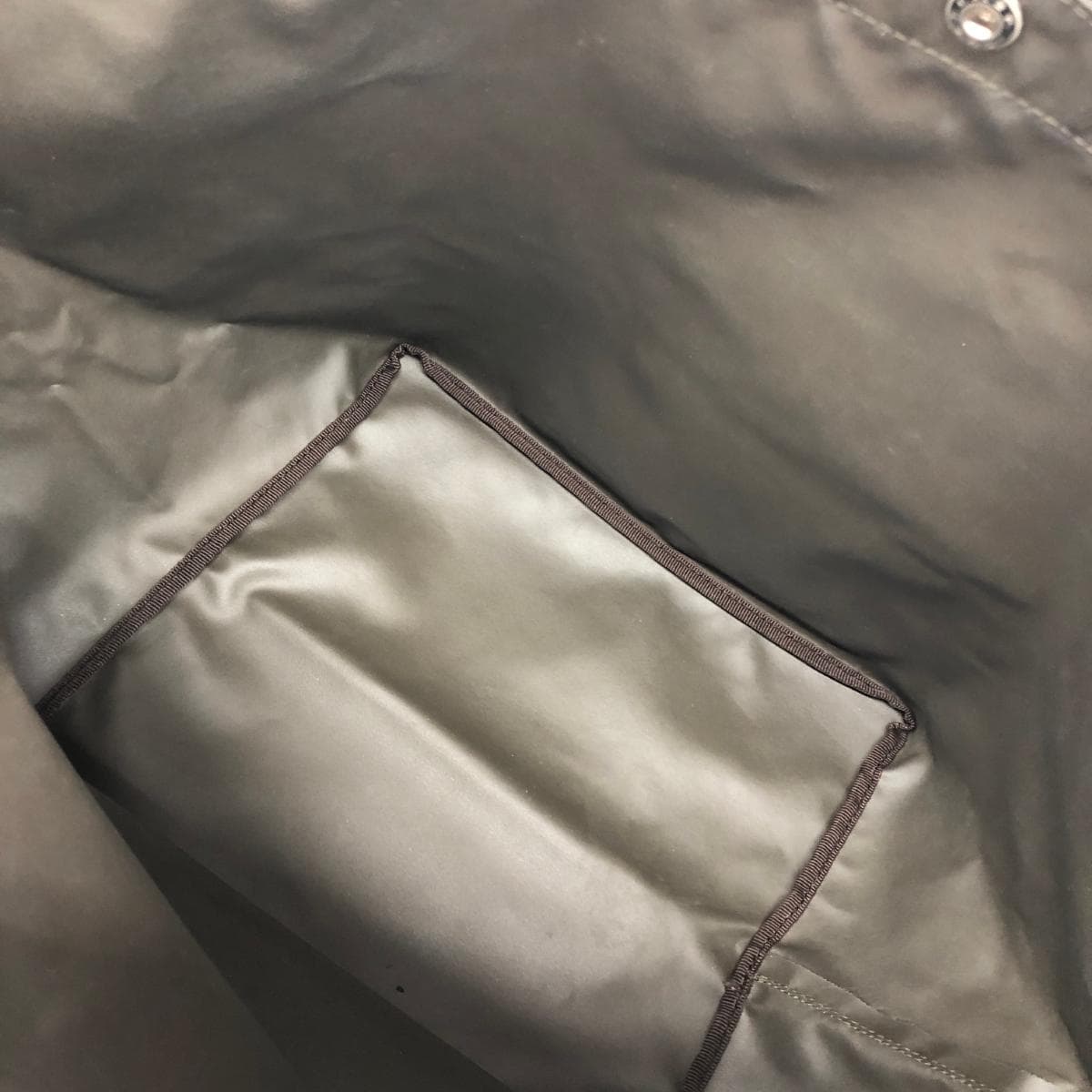 Herve Chapelier Large Boat Tote Bag Camouflage/Cordura Nylon 725W Khaki 4