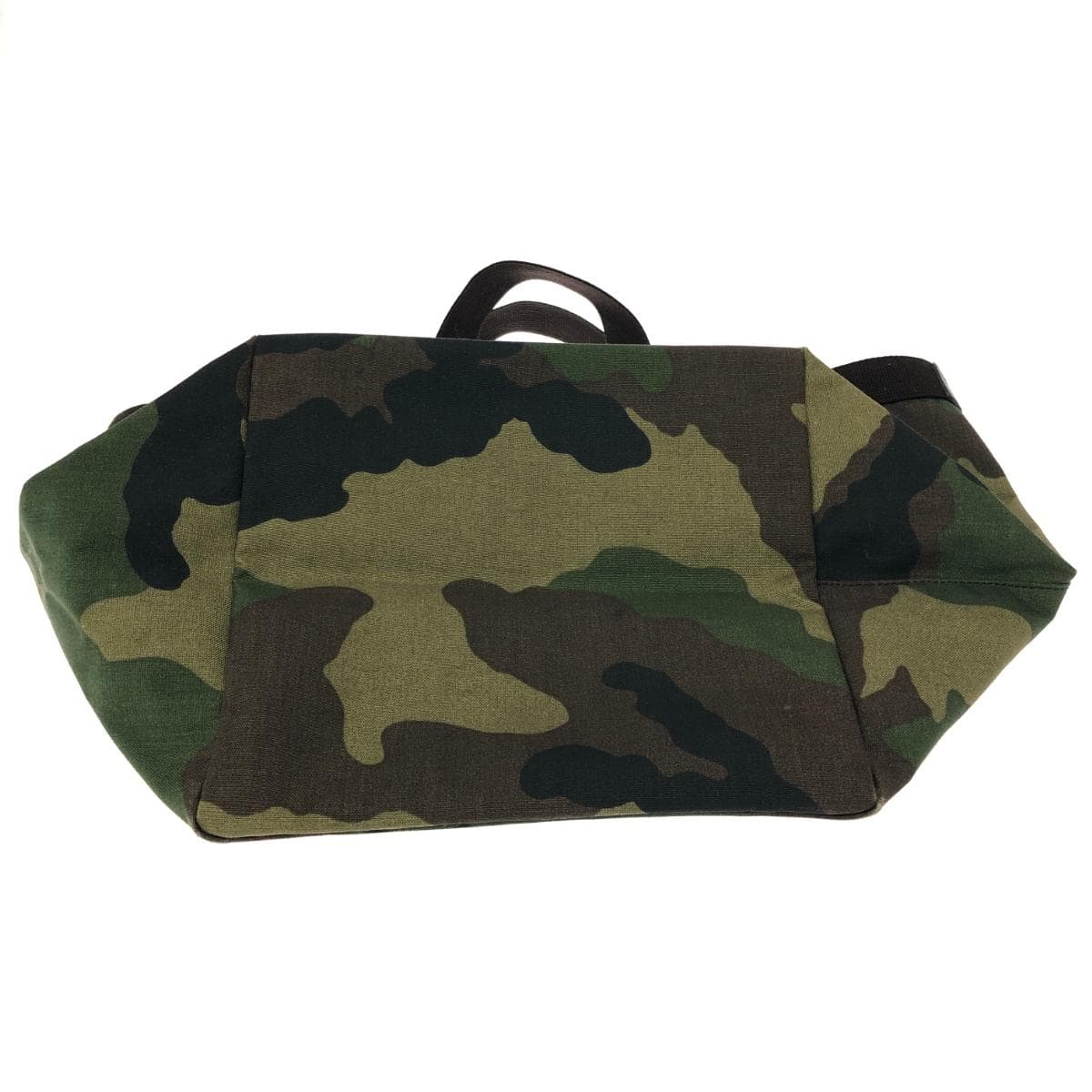 Herve Chapelier Large Boat Tote Bag Camouflage/Cordura Nylon 725W Khaki 5