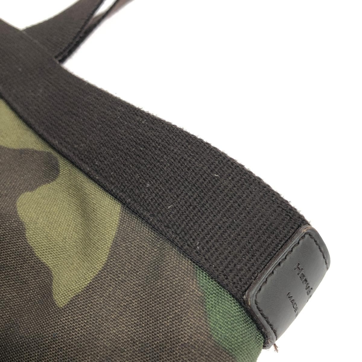 Herve Chapelier Large Boat Tote Bag Camouflage/Cordura Nylon 725W Khaki 6