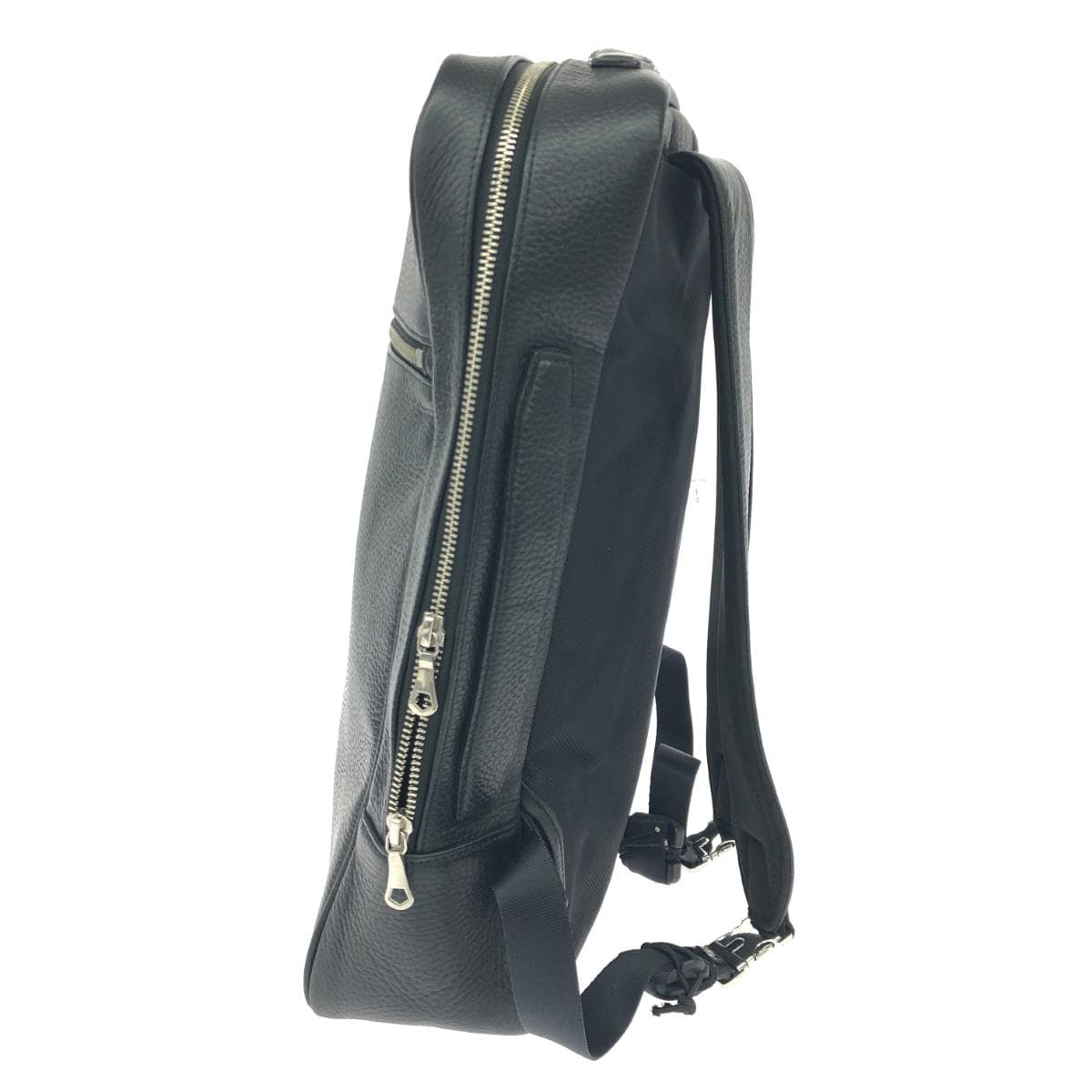 UNITED ARROWS Backpack Leather Black Men's 2