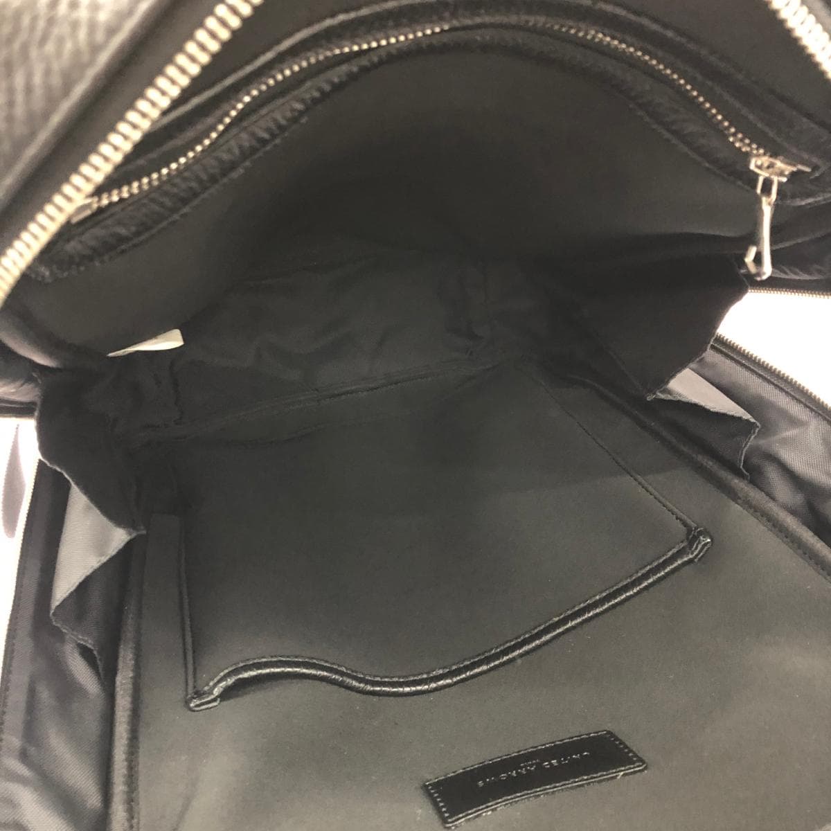UNITED ARROWS Backpack Leather Black Men's 5