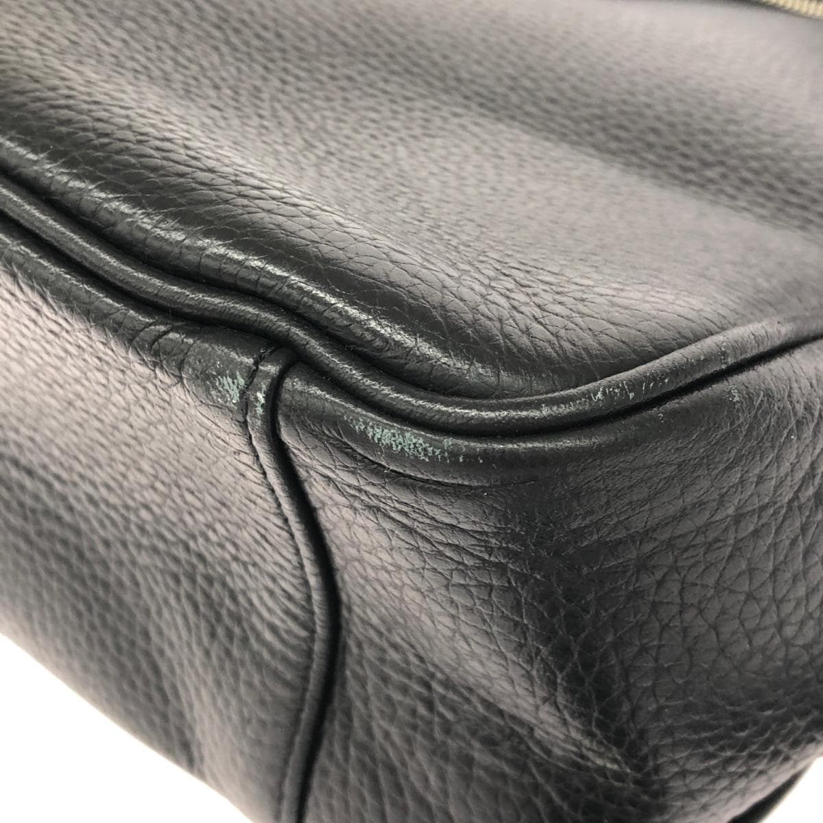 UNITED ARROWS Backpack Leather Black Men's 6