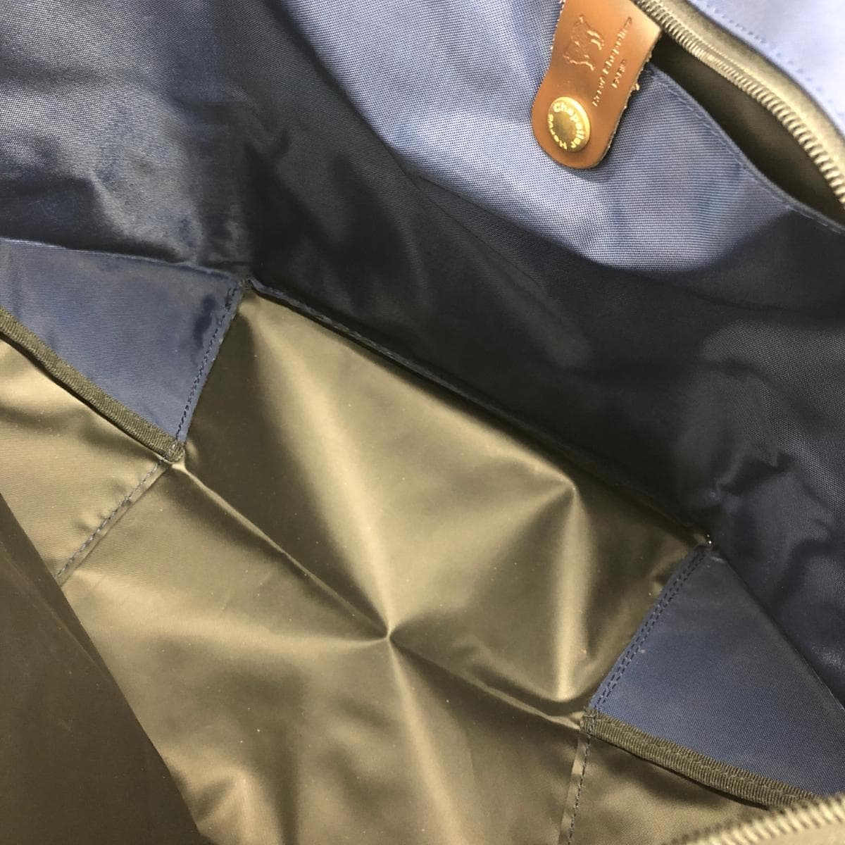 Herve Chapelier Tote Bag Nylon Navy for Women 4