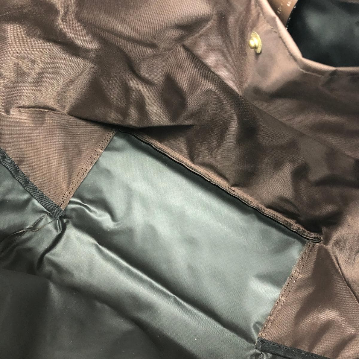 Herve Chapelier Tote Bag Nylon Brown Women's 4