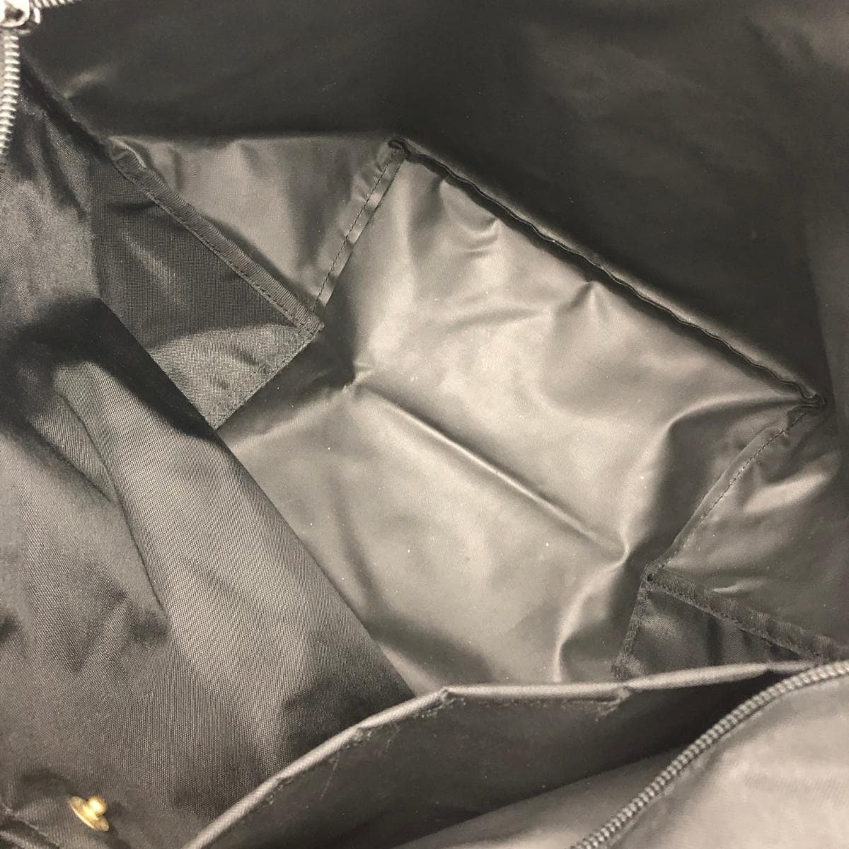 Herve Chapelier tote bag, nylon, black, for women 4