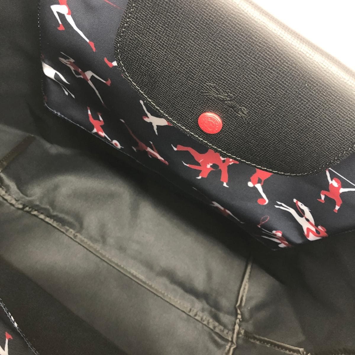 LONGCHAMP Longchamp Tote Bag / Pliage Unused Item Nylon / Tokyo Olympic Limited Edition White / Red / Navy Women's 4