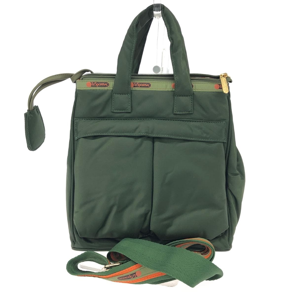 LeSportsac 2WAY Bag / Atelier / Helmet Bag Like New Nylon Green Unisex