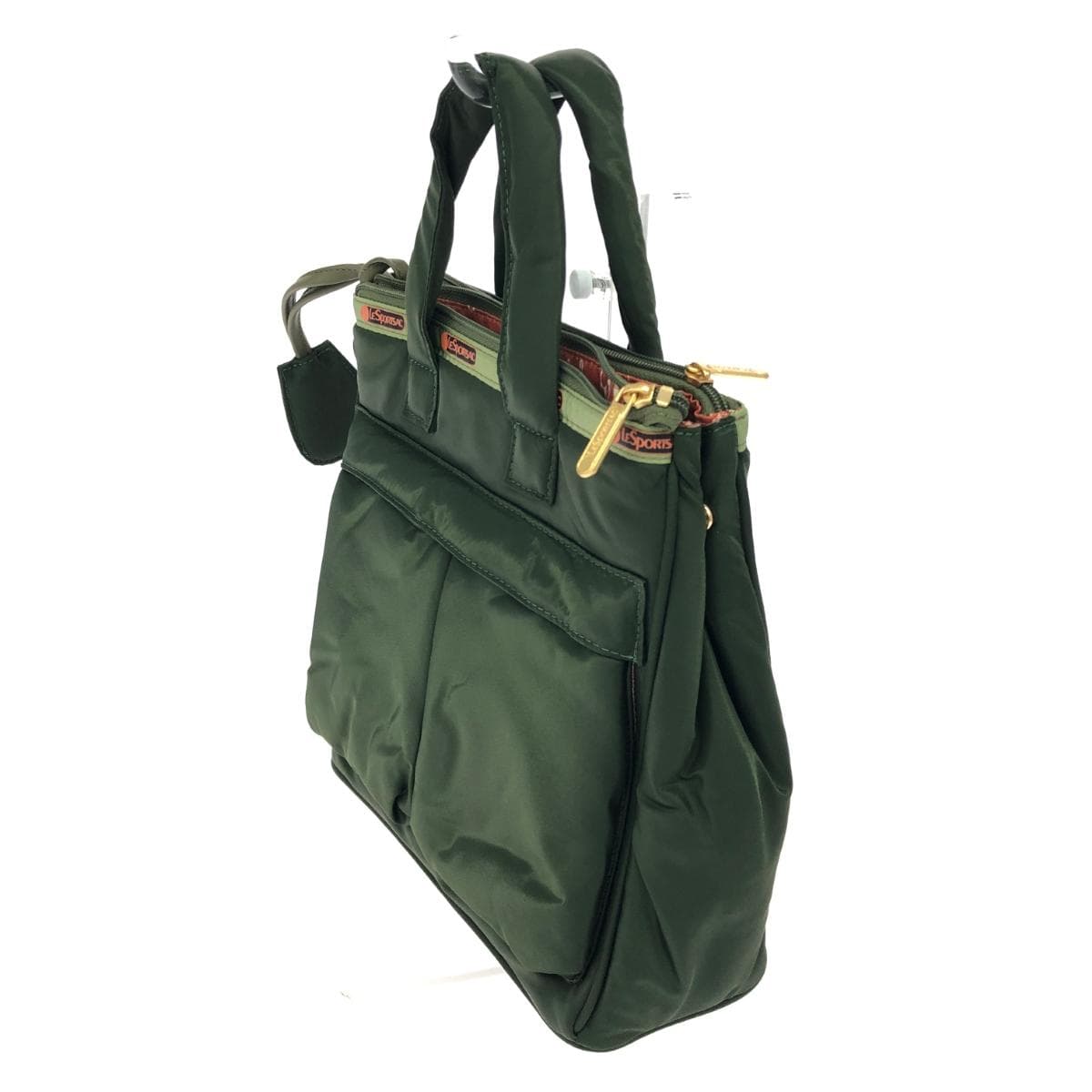 LeSportsac 2WAY Bag / Atelier / Helmet Bag Like New Nylon Green Unisex 4