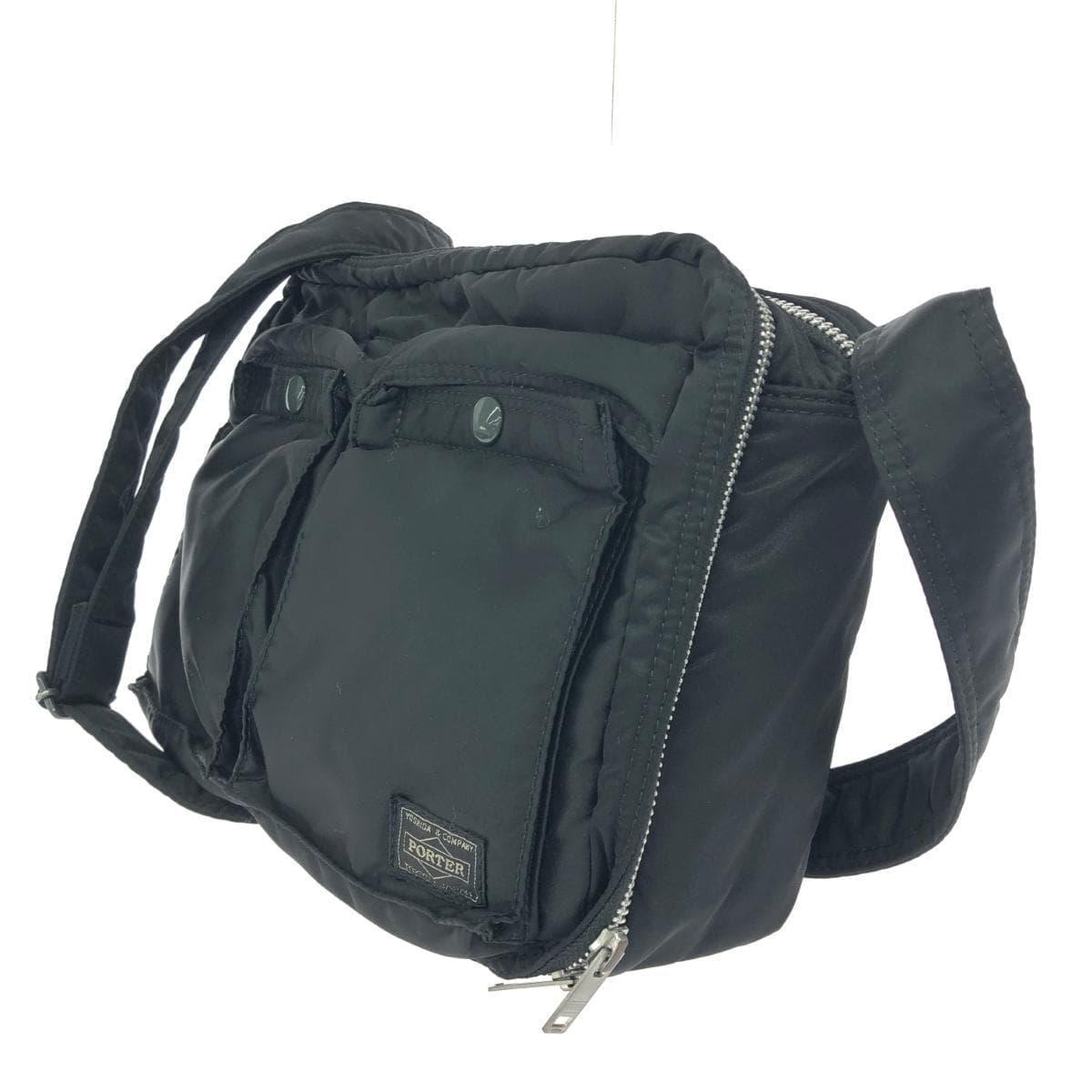 PORTER Shoulder Bag/Tanker Nylon Black Unisex 3