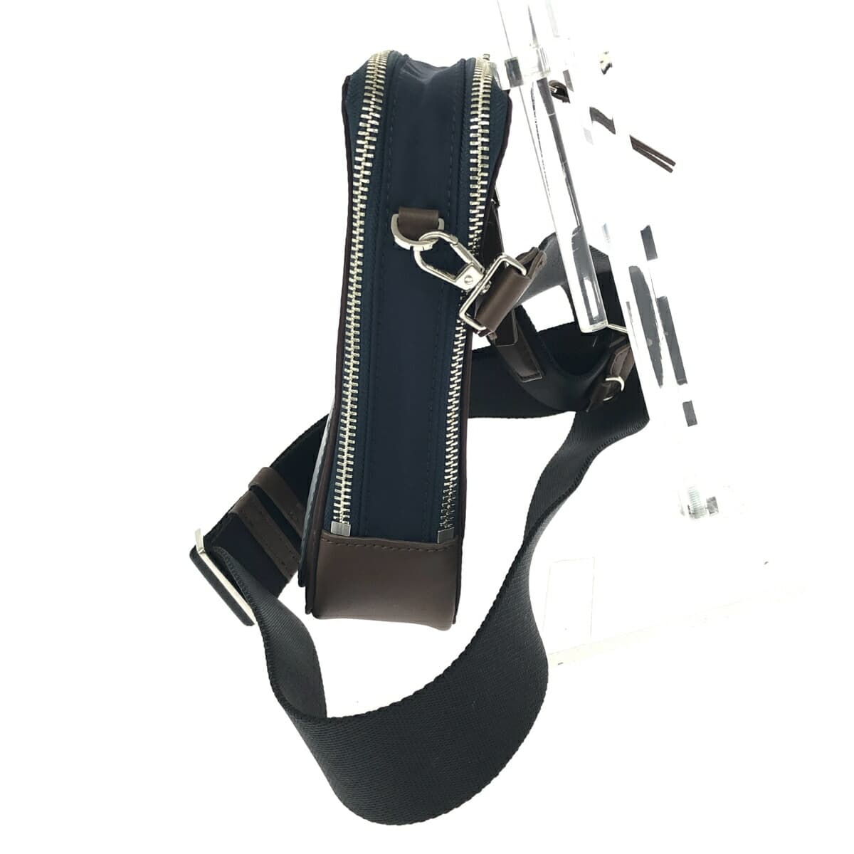 Paul Smith Shoulder Bag - Good Condition - Nylon and Leather - Brown - Unisex 2