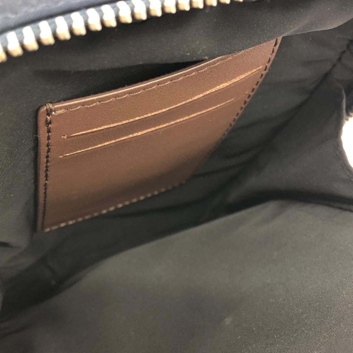 Paul Smith Shoulder Bag - Good Condition - Nylon and Leather - Brown - Unisex 4