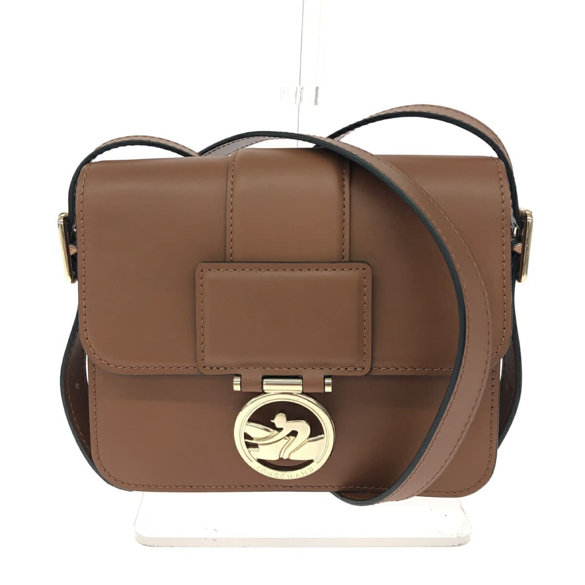 LONGCHAMP Shoulder Bag / Box Trot - Good Condition - Leather - Brown - Women's