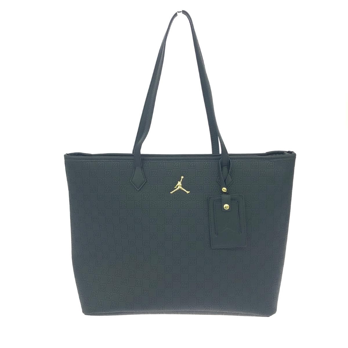 NIKE Tote Bag Jordan Monogram Excellent Condition MM0896 Black Men's