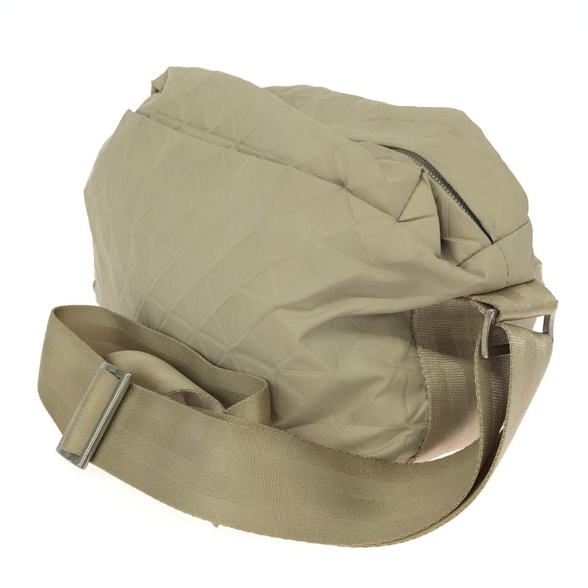 PLEATS PLEASE Shoulder Bag   Triangle    Beige Women's 3