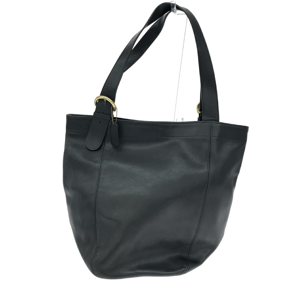 COACH Old Coach Tote Bag   Grab-Tan Leather 4082   Black