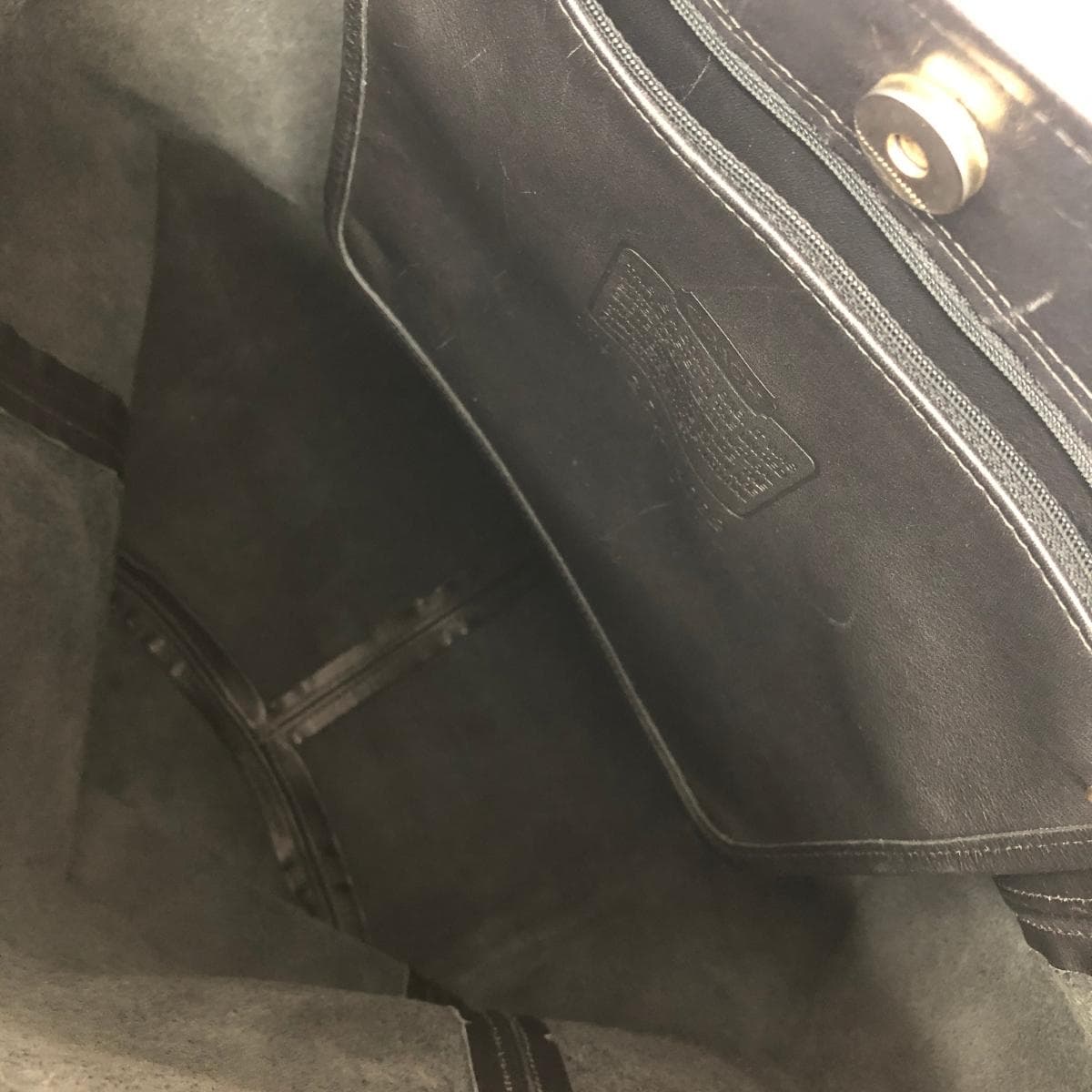 COACH Old Coach Tote Bag   Grab-Tan Leather 4082   Black 4