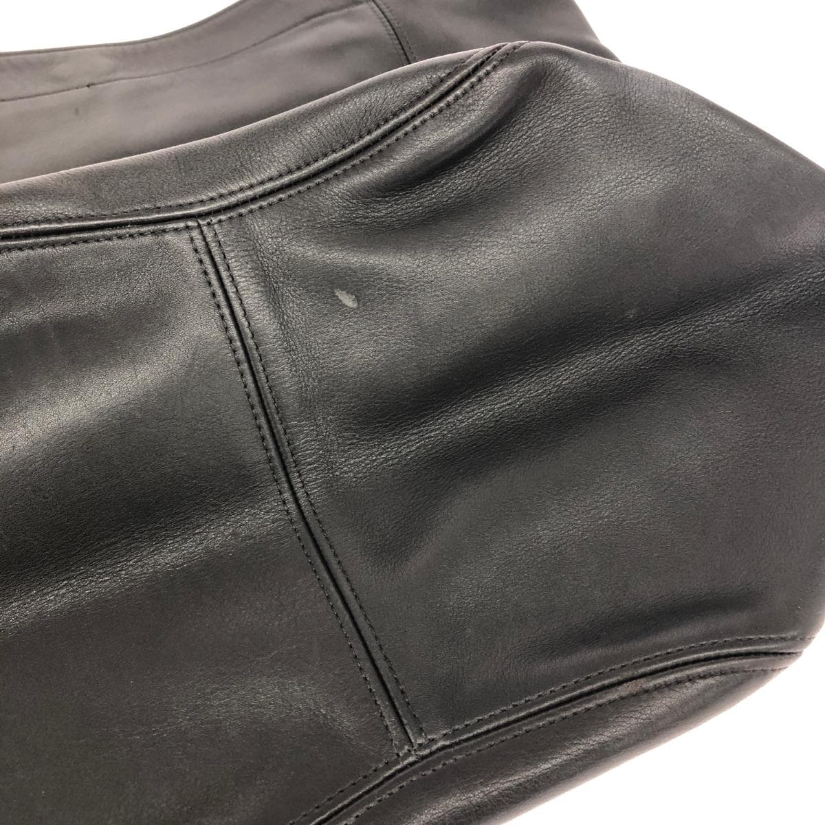 COACH Old Coach Tote Bag   Grab-Tan Leather 4082   Black 6