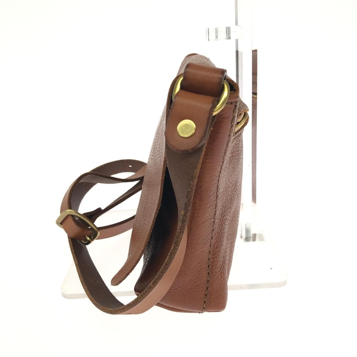 Organ Shoulder Bag   Leather    Brown 2