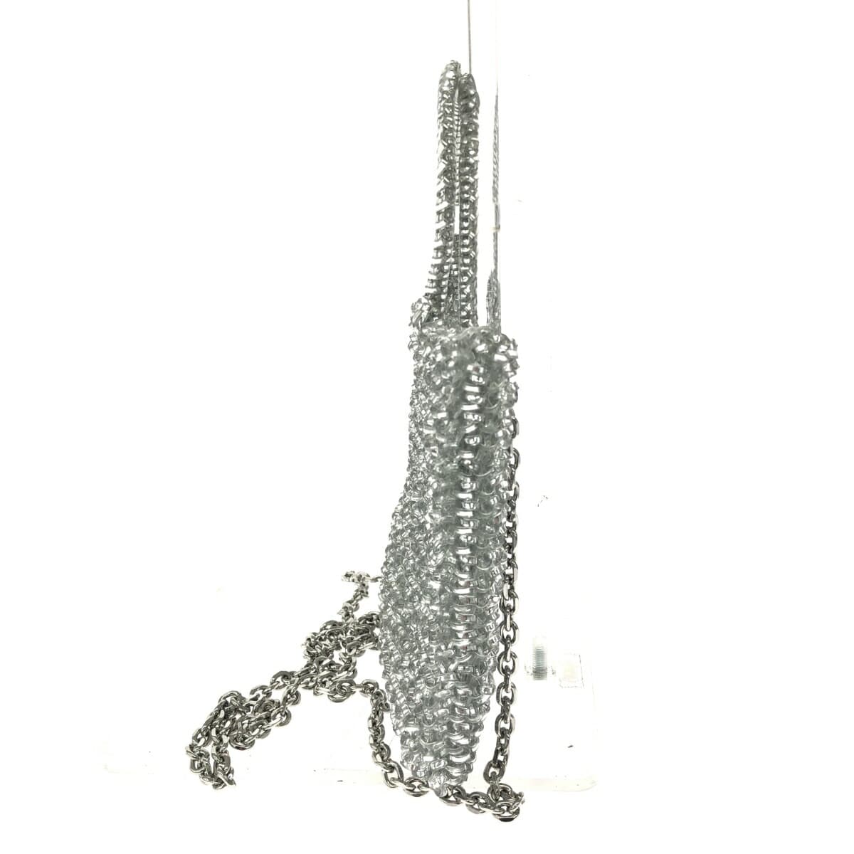 ANTEPRIMA 2-Way Bag, Like-New Condition, Wire Design, PB21F12045, Silver, Women's 2