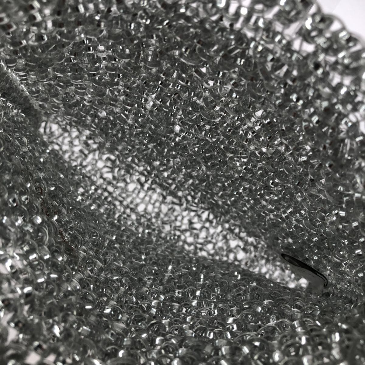 ANTEPRIMA 2-Way Bag, Like-New Condition, Wire Design, PB21F12045, Silver, Women's 4