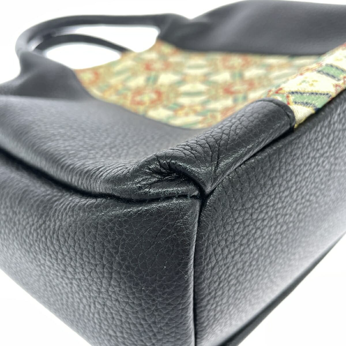 Tatsumura Art Textiles Handbag   Leather    Black Women's 10