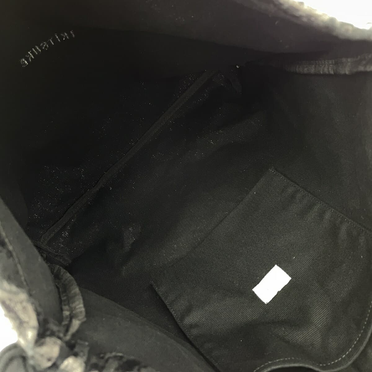 IKITSUKE Tote Bag - Good Condition - Canvas - Paisley Pattern - Black - Women's 7