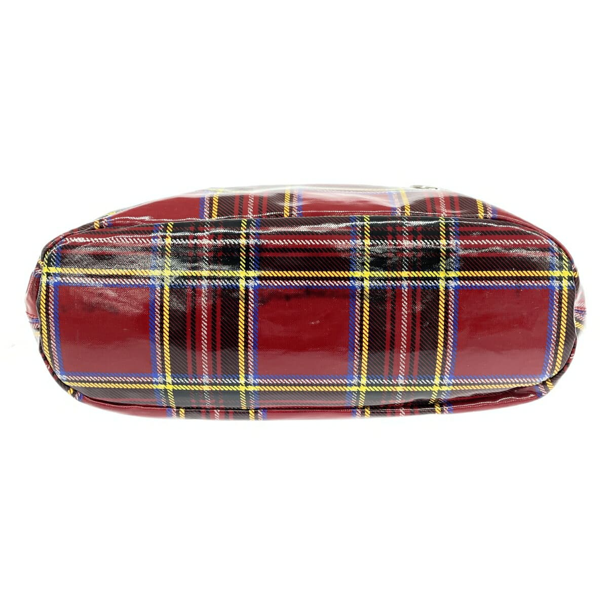 agnes b. Tote Bag   Check Pattern Nylon    Red Women's 4