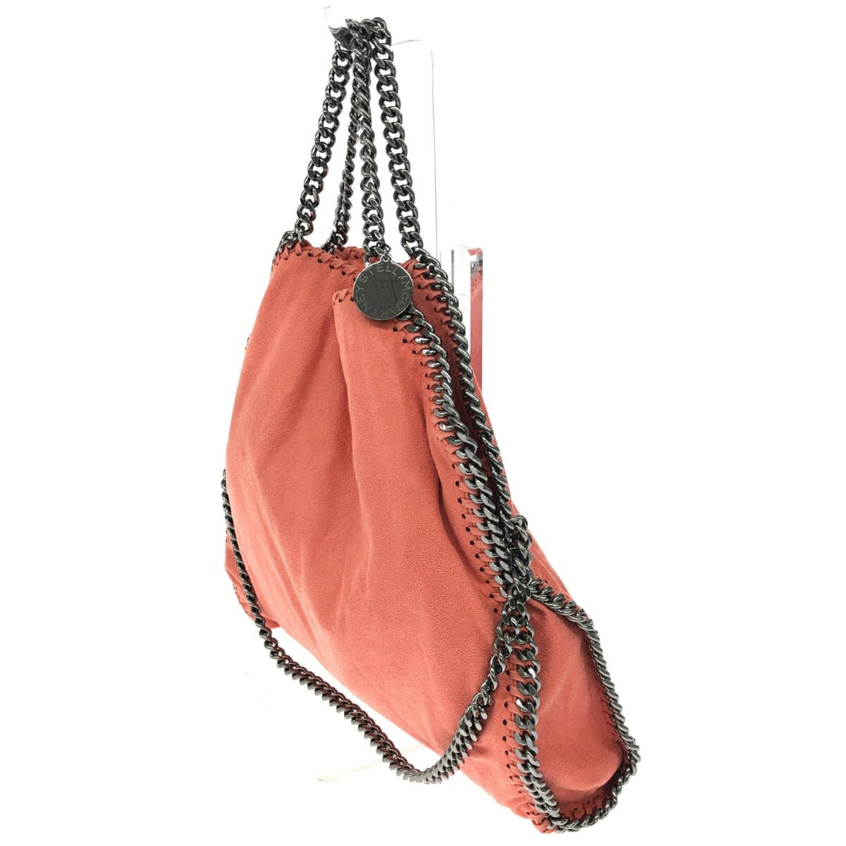 STELLA McCARTNEY 2-Way Bag / Falabella   Faux Suede    Pink 3