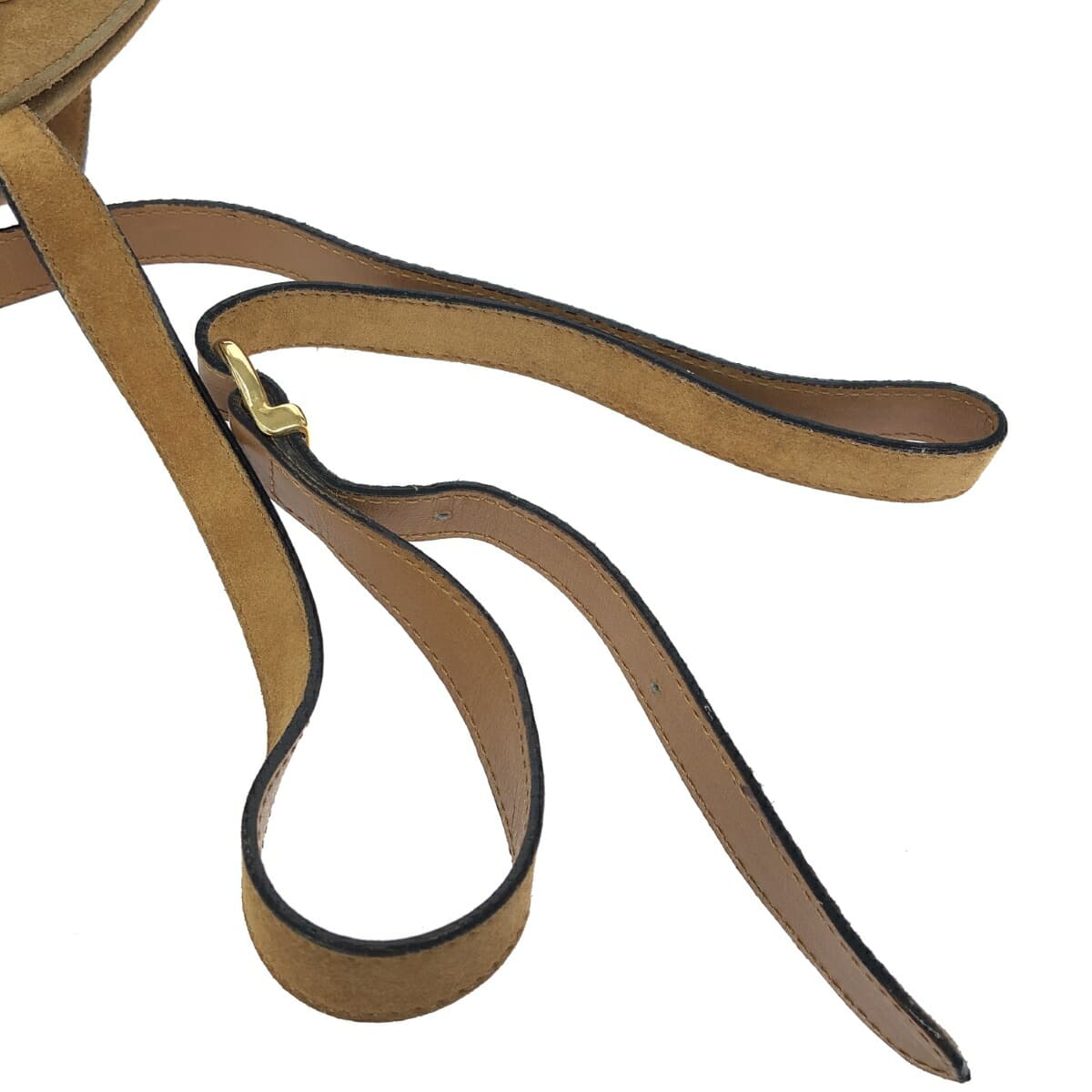 Salvatore Ferragamo Shoulder Bag   Suede Q211048 / Vintage   Brown Women's 7