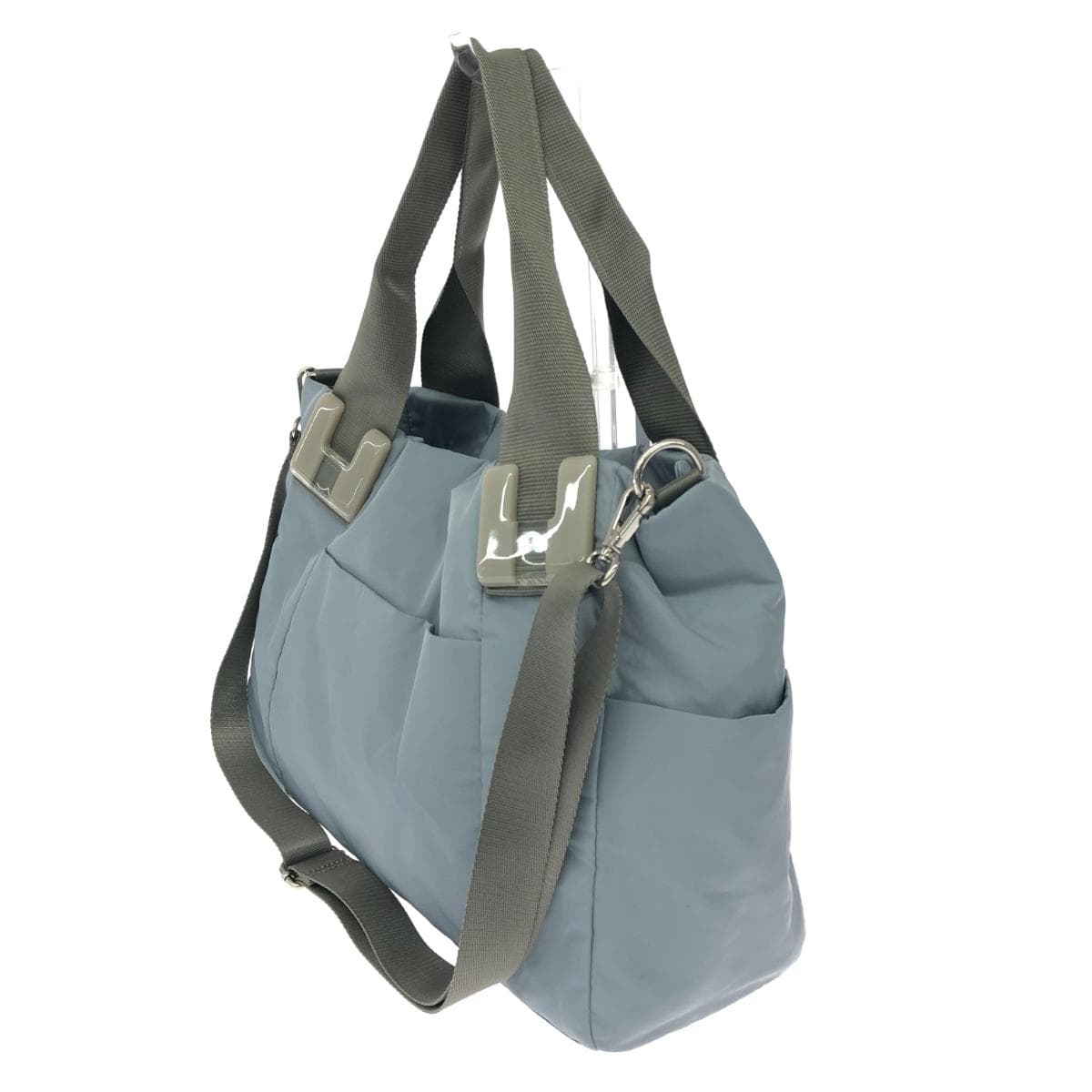 ear PAPILLONNER 2WAY bag Nylon / resin parts Blue Ladies 3