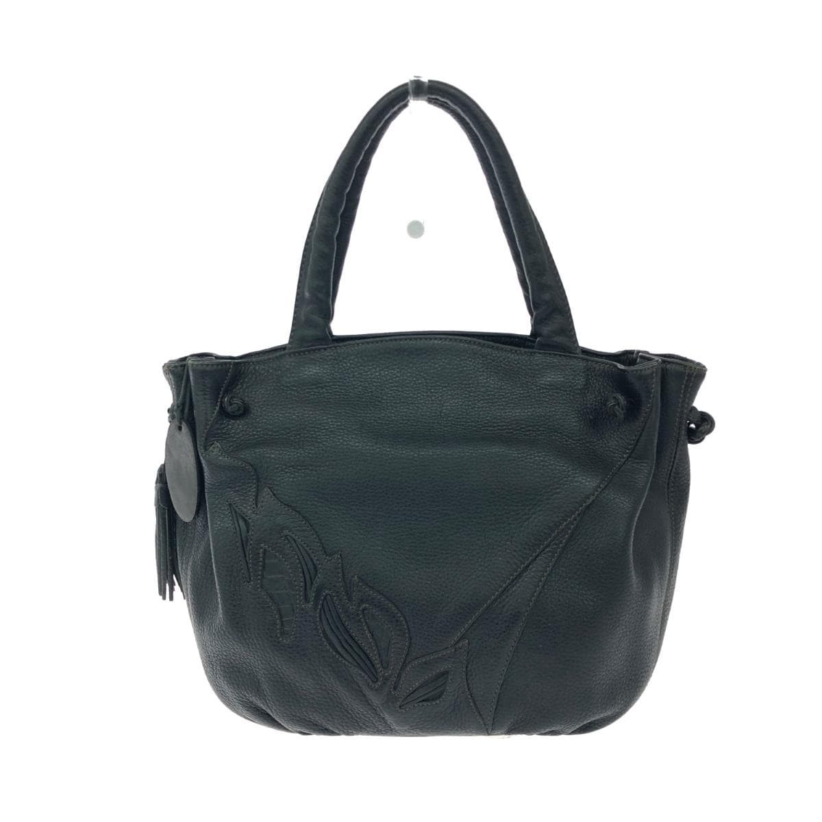 IBIZA Ibiza Handbag Leather Black Women's