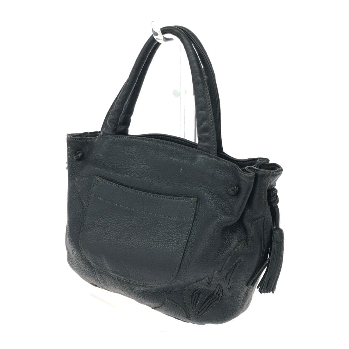 IBIZA Ibiza Handbag Leather Black Women's 3