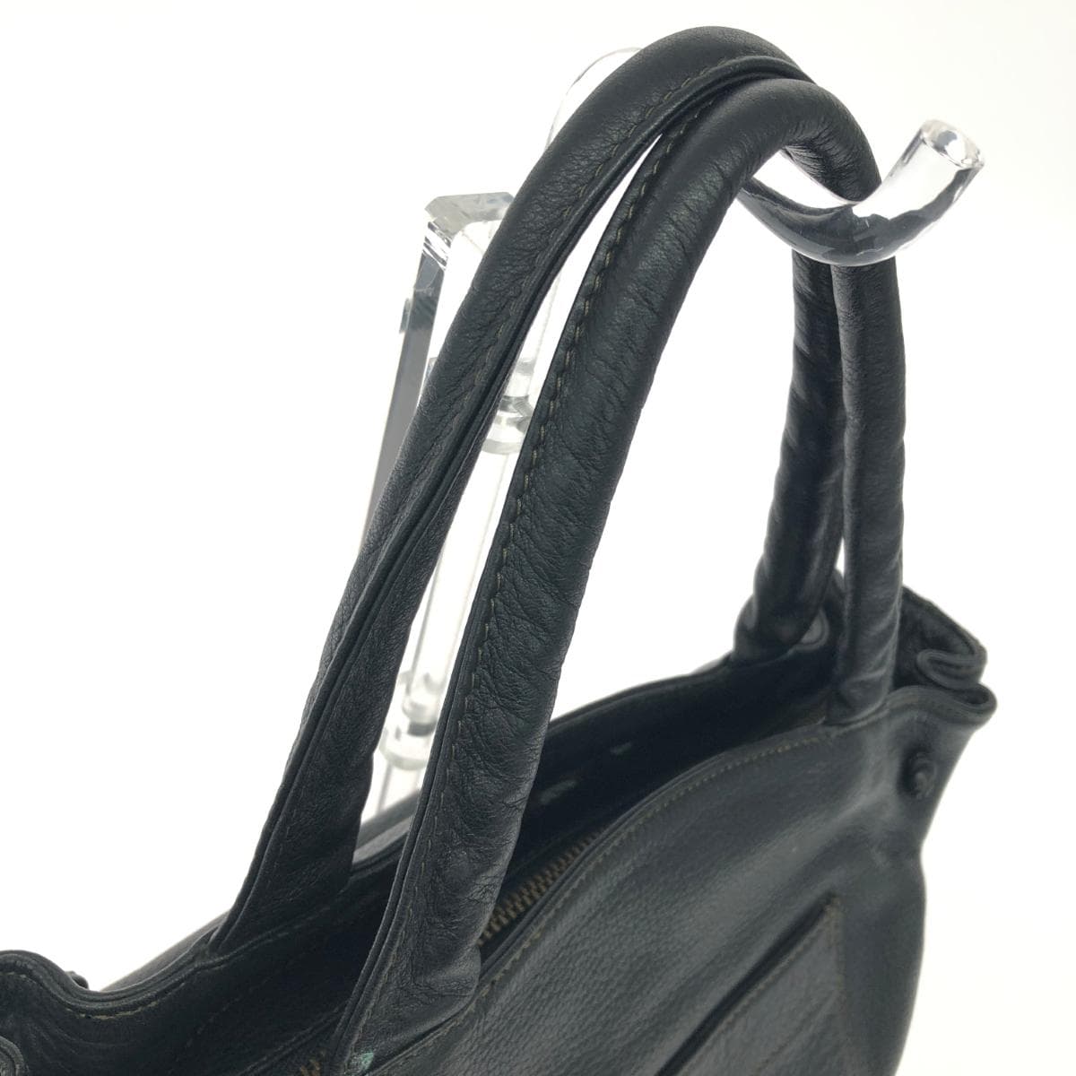 IBIZA Ibiza Handbag Leather Black Women's 4