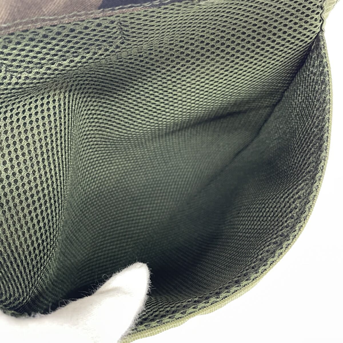 BRIEFING Briefing Clutch Bag Good Condition Camouflage Pattern Nylon Khaki Men's 5