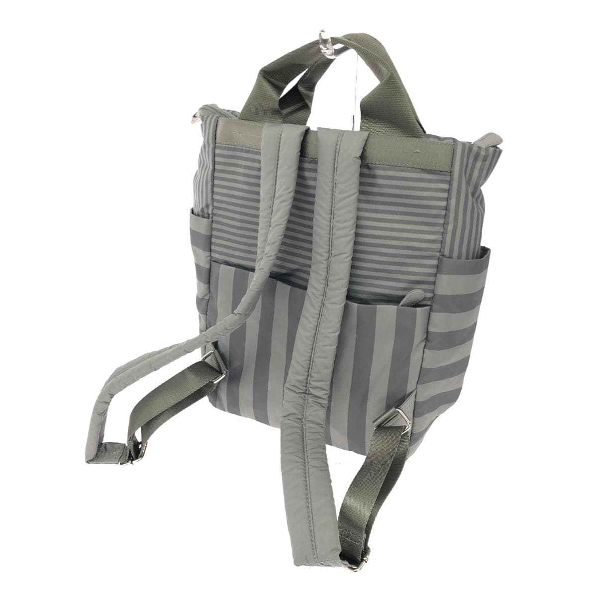 ear PAPILLONNER Backpack, resin parts, nylon, gray, ladies 3