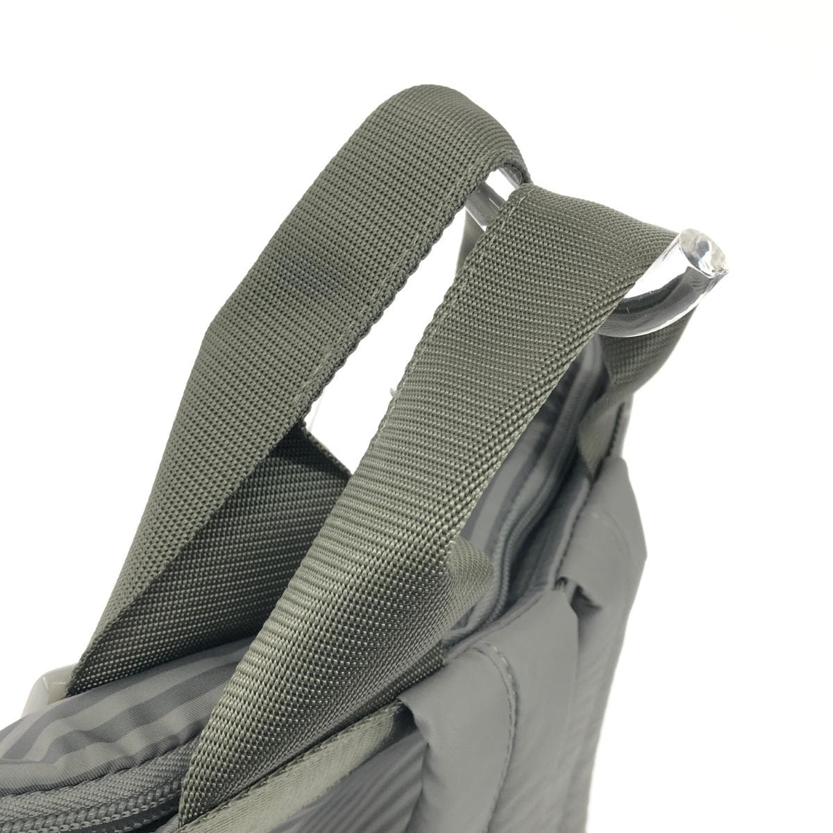 ear PAPILLONNER Backpack, resin parts, nylon, gray, ladies 4