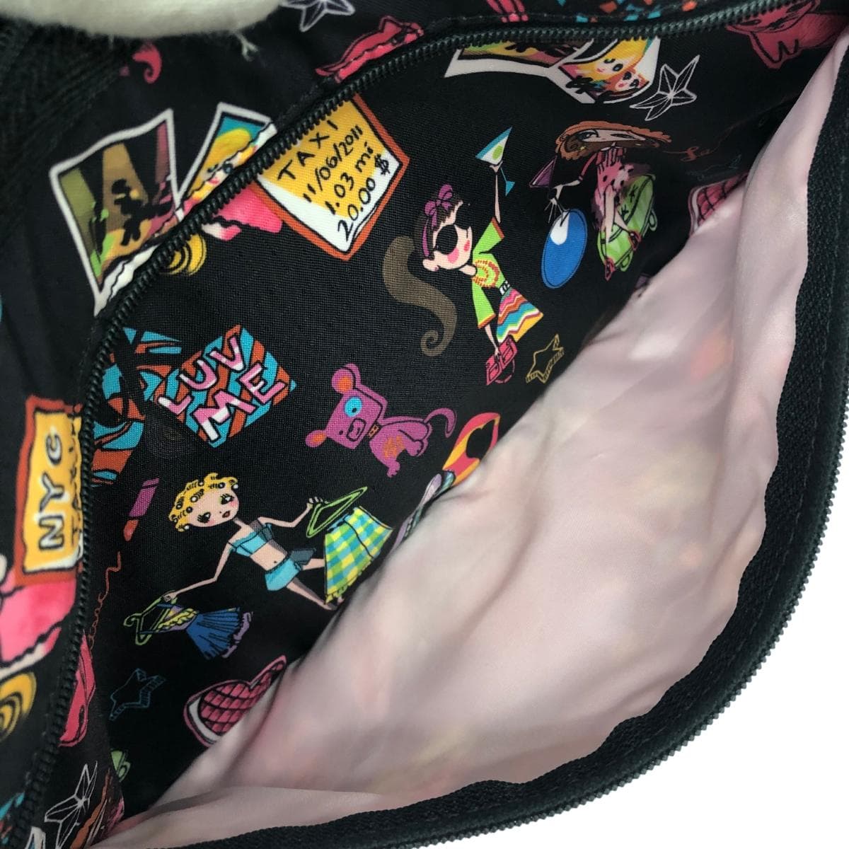 LeSportsac Shoulder Bag Nylon Black Ladies 8