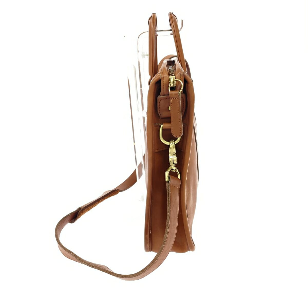 COACH Old Coach 2WAY Bag Leather Business Bag 5282 Brown Men's 2