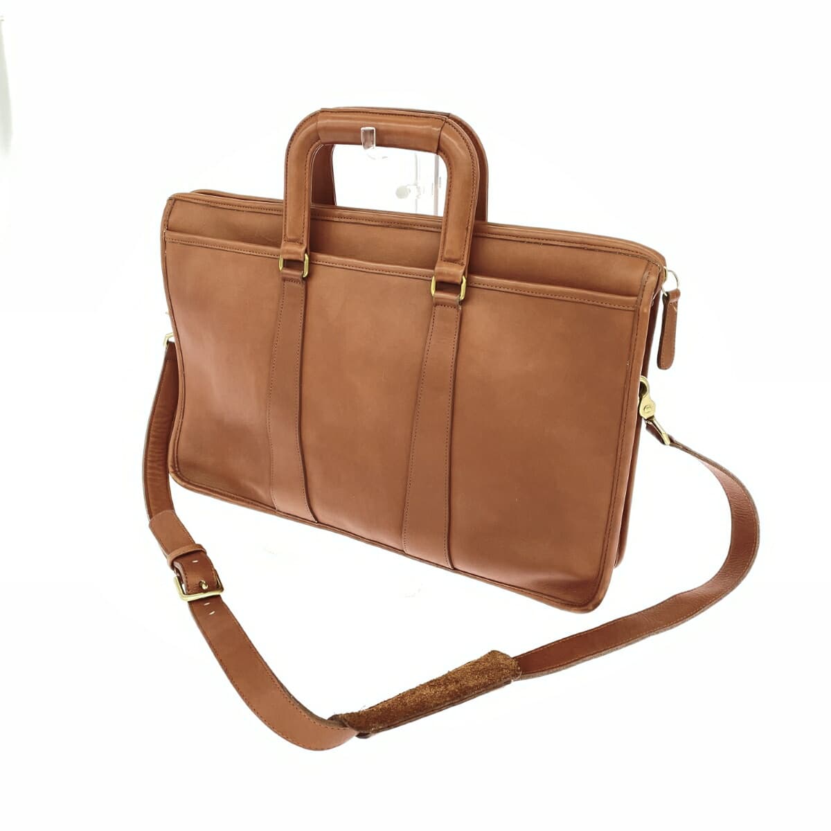 COACH Old Coach 2WAY Bag Leather Business Bag 5282 Brown Men's 3