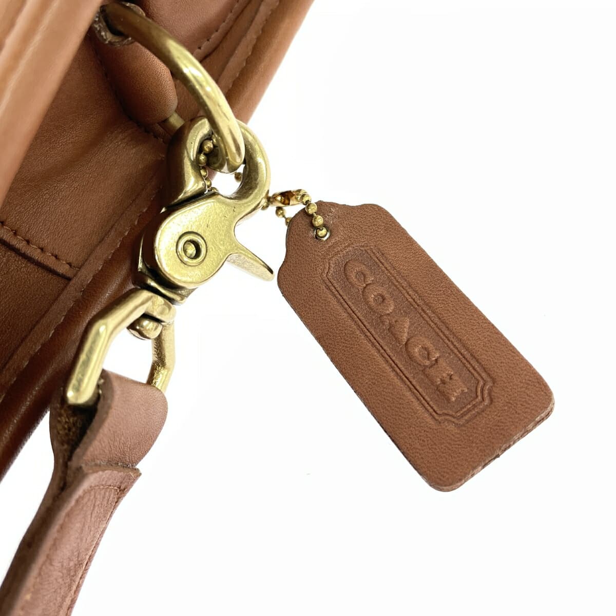 COACH Old Coach 2WAY Bag Leather Business Bag 5282 Brown Men's 7