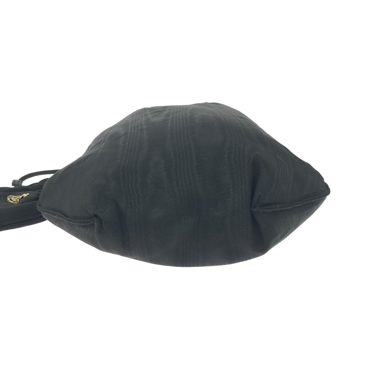 Vivienne Westwood drawstring bag in good condition, MOIRE nylon, black, for ladies 5