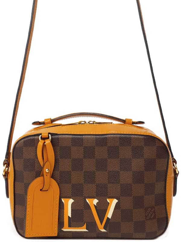 LOUIS VUITTON LOUIS VUITTONDamier Santa Monica N40178 Ladies Shoulder Bag 1 Week Warranty