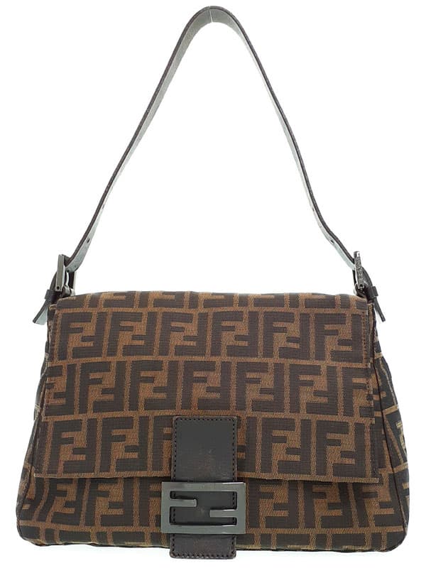 FENDI FENDIZucca Pattern Mamma Bucket Ladies Semi Shoulder Bag 1 Week Warranty
