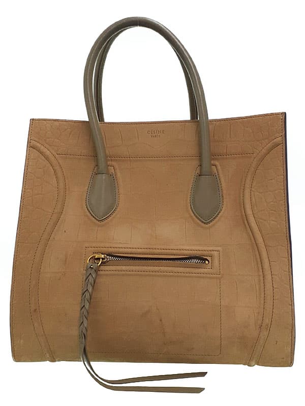 CELINE CelineSmall Square Luggage Phantom 169953 Ladies Tote Bag 1 Week Warranty