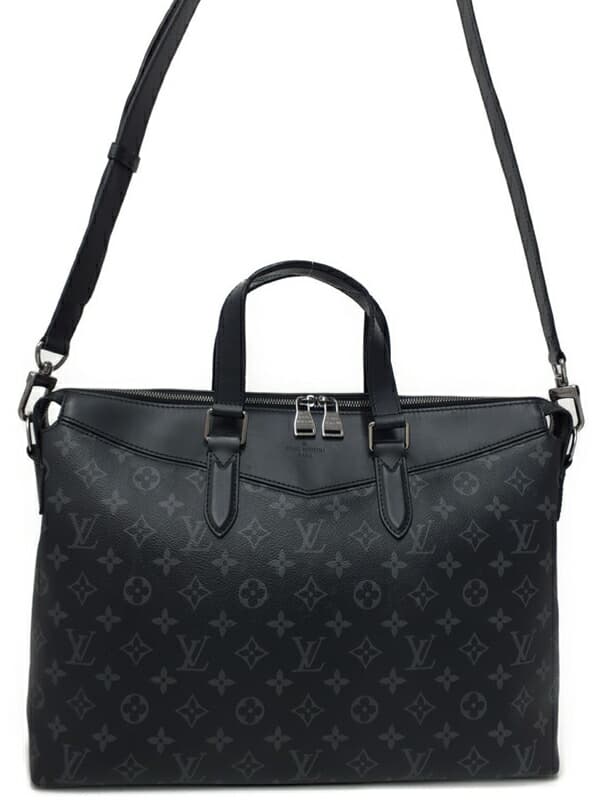 LOUIS VUITTON LOUIS VUITTONMonogram Eclipse Briefcase Explorer M40566 Men's 2-Way Bag 1 Week Warranty