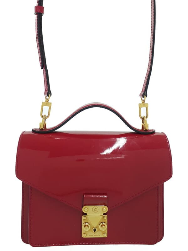 LOUIS VUITTON LOUIS VUITTONVernis Monceau BB M91579 Ladies 2-Way Bag 1 Week Warranty